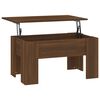 vidaXL Table basse Ch&ecirc;ne marron 79x49x41 cm Bois d'ing&eacute;nierie