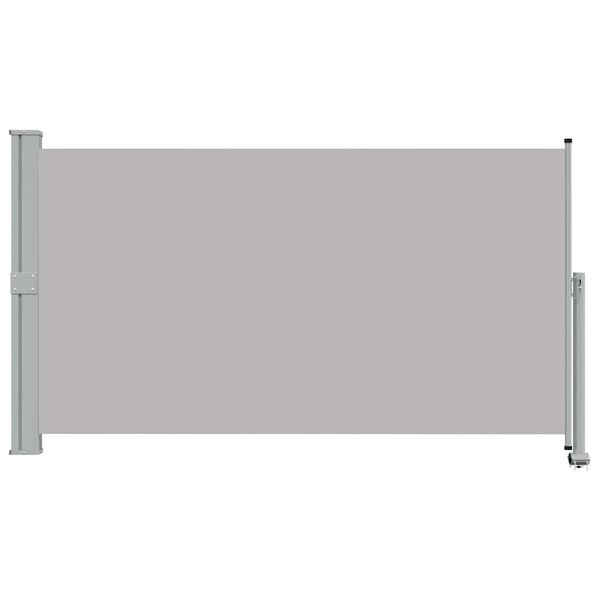 vidaXL Auvent lat&eacute;ral r&eacute;tractable de patio 140 x 300 cm Gris