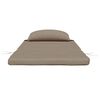 vidaXL Coussins de chaise adirondack lot de 2 taupe tissu oxford