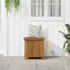 vidaXL Boîte de rangement de jardin 60x50x58 cm Bois d'acacia solide