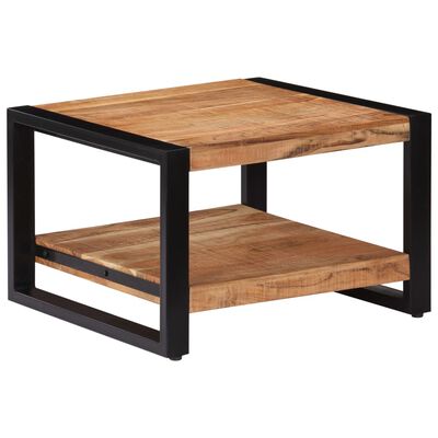 vidaXL Table basse 60x60x40 cm Bois d'acacia massif