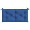 vidaXL Coussin de banc de jardin bleu 110x50x7 cm tissu oxford