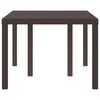 vidaXL Table de Jardin Marron 150 x 100 x 73 cm polyrotin