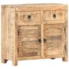 vidaXL Buffet 70x30x68 cm Bois de manguier solide