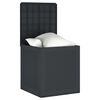 vidaXL Bo&icirc;te de rangement Anthracite 55 x 53 x 57 cm Polypropyl&egrave;ne