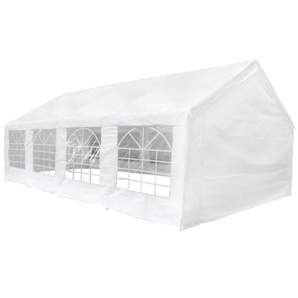 vidaXL Chapiteau de fête 8 x 4 m Blanc