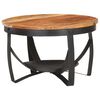 vidaXL Table basse &Oslash;68x43 cm Bois d'acacia solide
