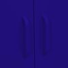 vidaXL Armoire de rangement Bleu marine 80x35x101,5 cm Acier