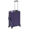 vidaXL Valise rigide 3 pcs Violet ABS