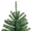 vidaXL Sapin de No&euml;l artificiel &agrave; charni&egrave;res avec support vert 180 cm