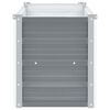 vidaXL Lit sur&eacute;lev&eacute; de jardin Acier galvanis&eacute; 100x40x45 cm Gris