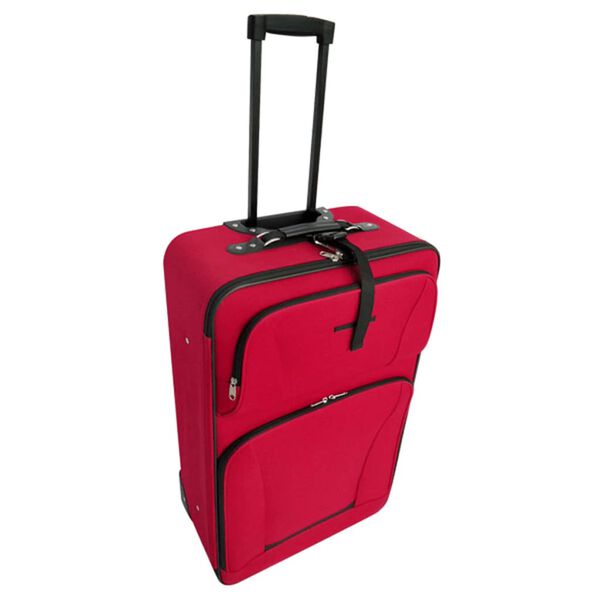 vidaXL Set de valises rouges 5 pi&egrave;ces
