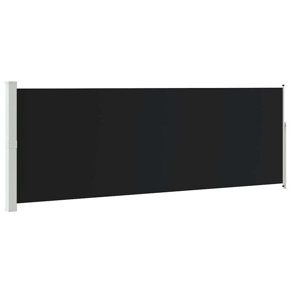 vidaXL Auvent lat&eacute;ral r&eacute;tractable 160 x 500 cm Noir