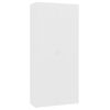 vidaXL Armoire &agrave; chaussures Blanc 80 x 35,5 x 180 cm Bois d'ing&eacute;nierie