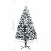 vidaXL Arbre de No&euml;l artificiel pr&eacute;-&eacute;clair&eacute; et boules vert 240 cm PVC