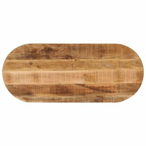 vidaXL Dessus de table 80x40x3,8 cm ovale bois massif de manguier brut