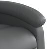 vidaXL Fauteuil inclinable gris similicuir