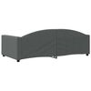 vidaXL Lit de jour gris foncé 100x190 cm tissu