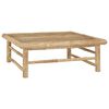 vidaXL Table de jardin 65x65x30 cm Bambou