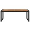 vidaXL Table de jardin et pieds en forme de U 200x90x75 cm bois acacia
