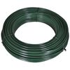 vidaXL Fil de clôture 80 m 2,1/3,1 mm Acier Vert