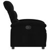vidaXL Fauteuil inclinable Noir Tissu