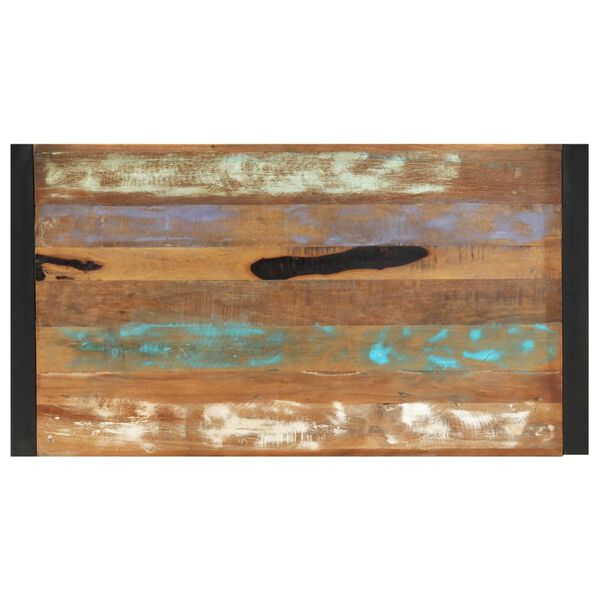 vidaXL Table de bar 110x60x110 cm Bois massif de r&eacute;cup&eacute;ration