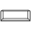 vidaXL Table basse Transparent 100x50x35 cm Verre tremp&eacute;