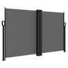vidaXL Auvent lat&eacute;ral r&eacute;tractable anthracite 140x1000 cm