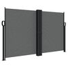 vidaXL Auvent lat&eacute;ral r&eacute;tractable anthracite 140x1200 cm