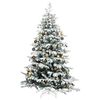 vidaXL Sapin de No&euml;l artificiel articul&eacute; 300 LED et boules 210 cm