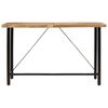 vidaXL Table de bar 180x70x107 cm bois massif de manguier et fer