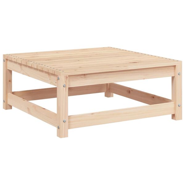 vidaXL Repose-pied de jardin 70x70x30 cm bois de pin solide