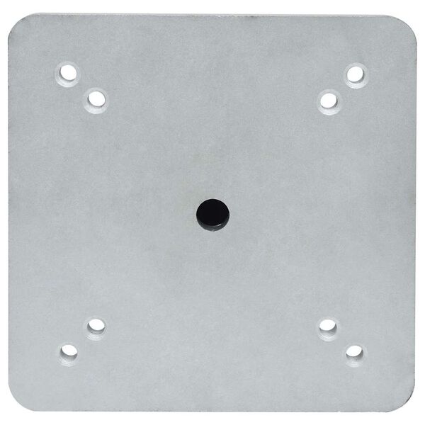 vidaXL Base de parasol enterr&eacute; avec tringle 16x16x52 cm acier