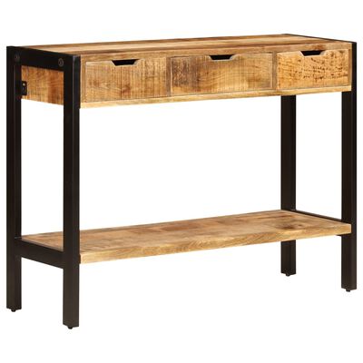 vidaXL Buffet avec 3 tiroirs 110x35x75 cm Bois de manguier massif