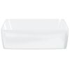 vidaXL Lavabo blanc 48x37x13 cm c&eacute;ramique rectangle