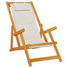 vidaXL Chaise de plage avec coussin 2 pcs Marron 61.5 x 123 x 82cm