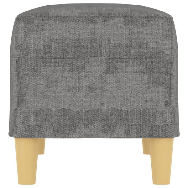 vidaXL Banc Gris foncé 70x35x41 cm Tissu