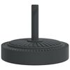 vidaXL Base de parasol pour mâts Ø38 / 48 mm 25 kg rond