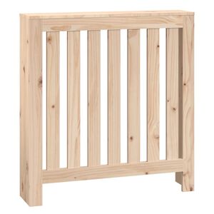 vidaXL Cache-radiateur 79,5x19x84 cm Bois massif de pin
