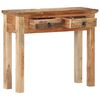 vidaXL Table console 90,5x30x75 cm Bois d'acacia et de récupération