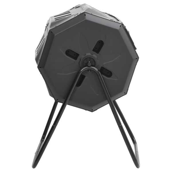 vidaXL Bac à compost de jardin Noir 73x64x95 cm 160 L