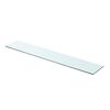 vidaXL Panneau d&rsquo;&eacute;tag&egrave;re Verre transparent 90 x 15 cm