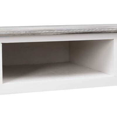 vidaXL Bureau Gris 110x45x76 cm Bois