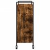 vidaXL Chariot de cuisine chêne fumé 70x30x82 cm bois d'ingénierie