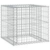 vidaXL Banc de jardin avec panier en gabion bois massif de douglas