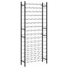 vidaXL Casier &agrave; bouteilles pour 96 bouteilles Noir Fer