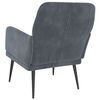 vidaXL Fauteuil Gris foncé 62x79x79 cm Velours