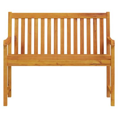 vidaXL Banc de jardin 110 cm Bois d'acacia solide