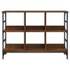 vidaXL Buffet ch&ecirc;ne marron 102x32x73,5 cm bois d'ing&eacute;nierie